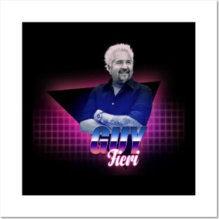 Guy Fieri Tribute Retro 90s Posters and Art